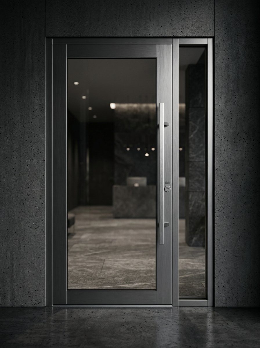 Puertas de aluminio para hospitales y obras